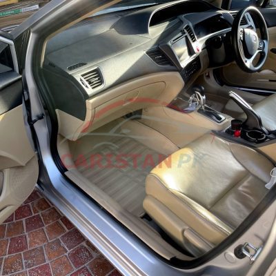 Honda Civic 2012-15 5D Floor Mats Beige Design A