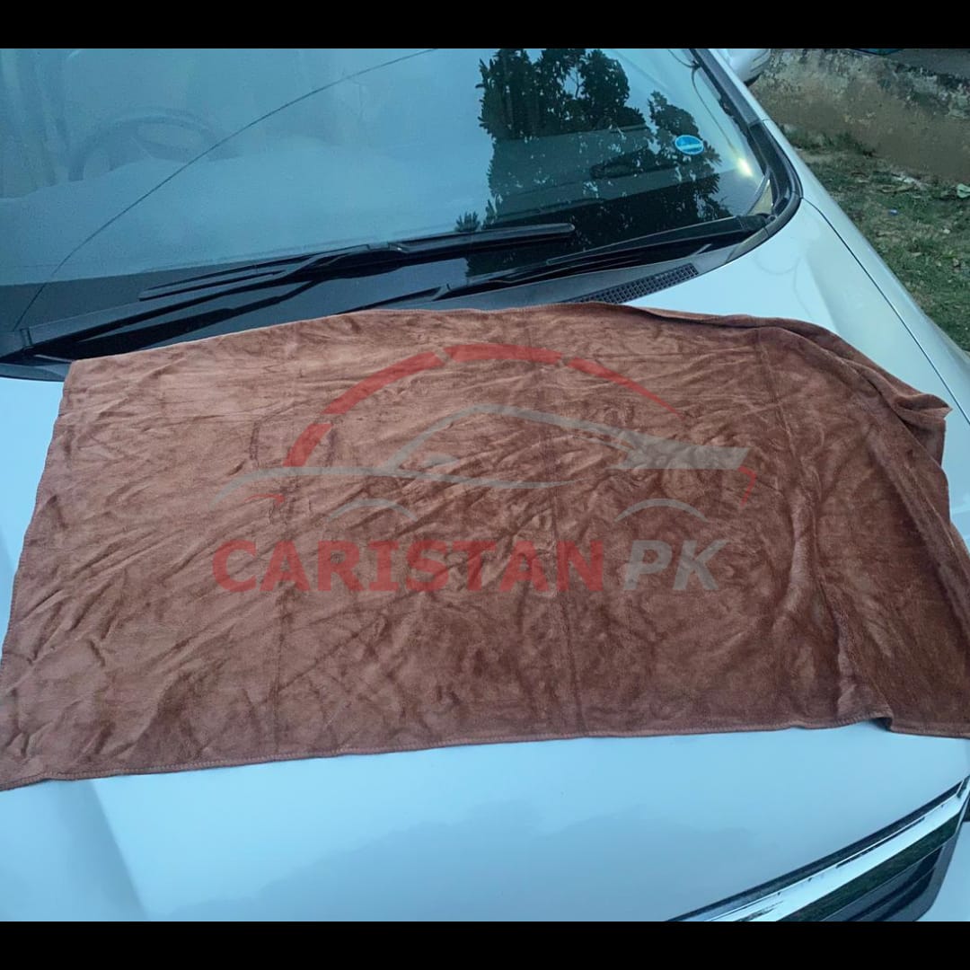 Microfiber XXL Size Car Detailing Cloth Brown