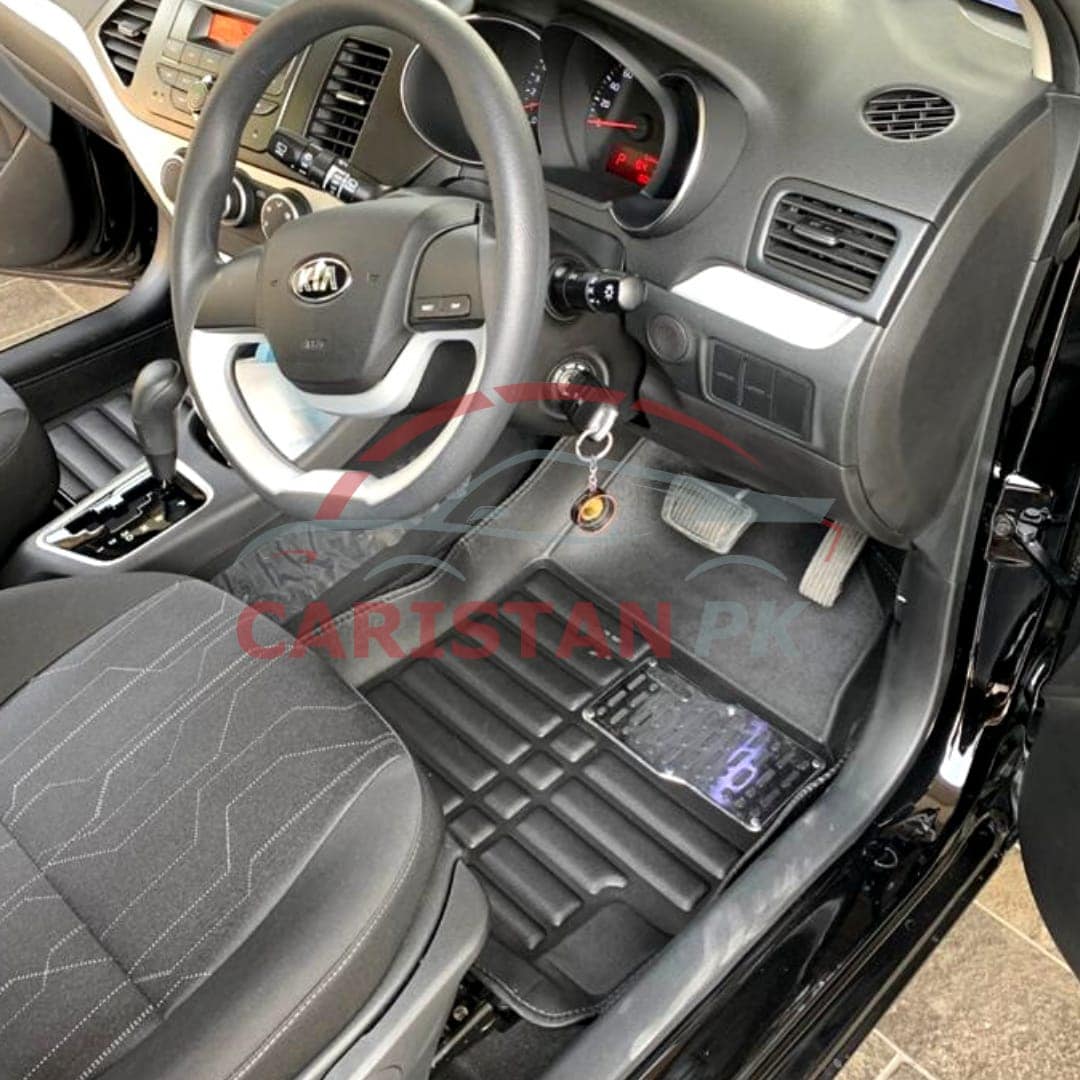 KIA Picanto 5D Floor Mats Black