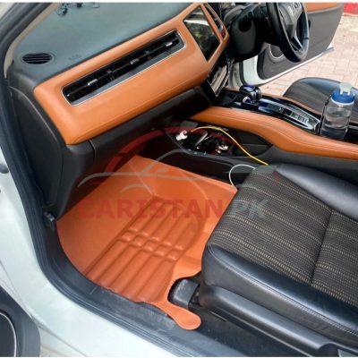 Honda Vezel 5D Floor Mats Brown