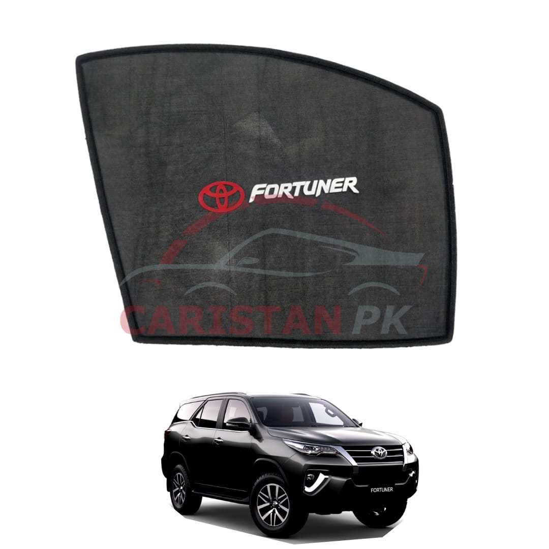 Toyota Fortuner Sunshades With Logo 2016-22