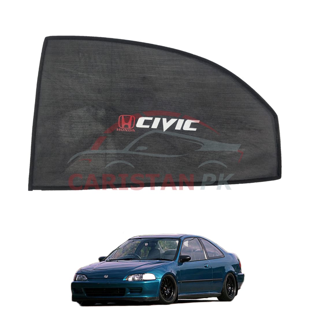 Honda Civic Dolphin Sunshades With Logo