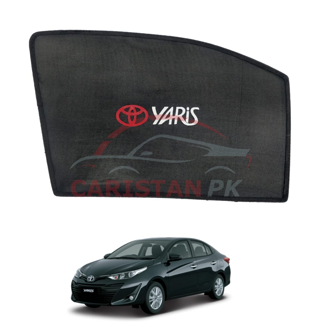 Toyota Yaris Sunshades With Logo