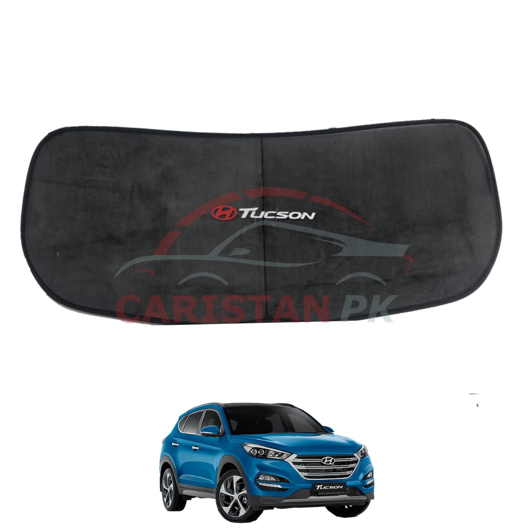 Hyundai Tucson Back Screen Curtain With Logo