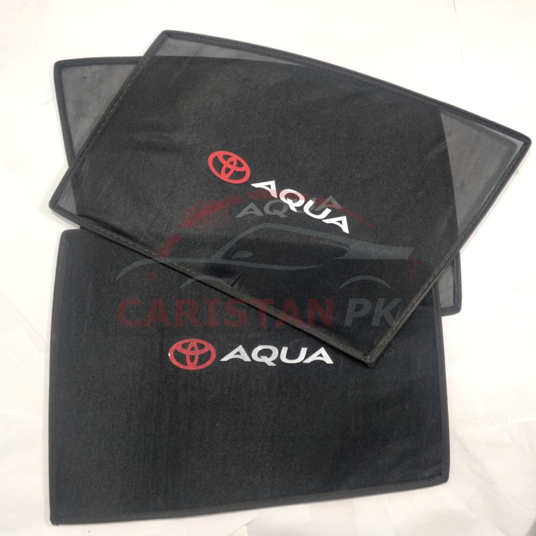 Toyota Aqua Sunshades With Logo 2017-22