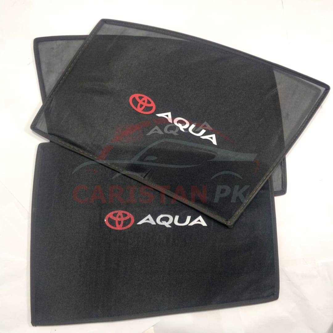 Toyota Aqua Sunshades With Logo 2011-16