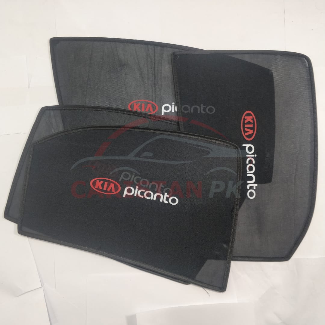 KIA Picanto Sunshades With Logo