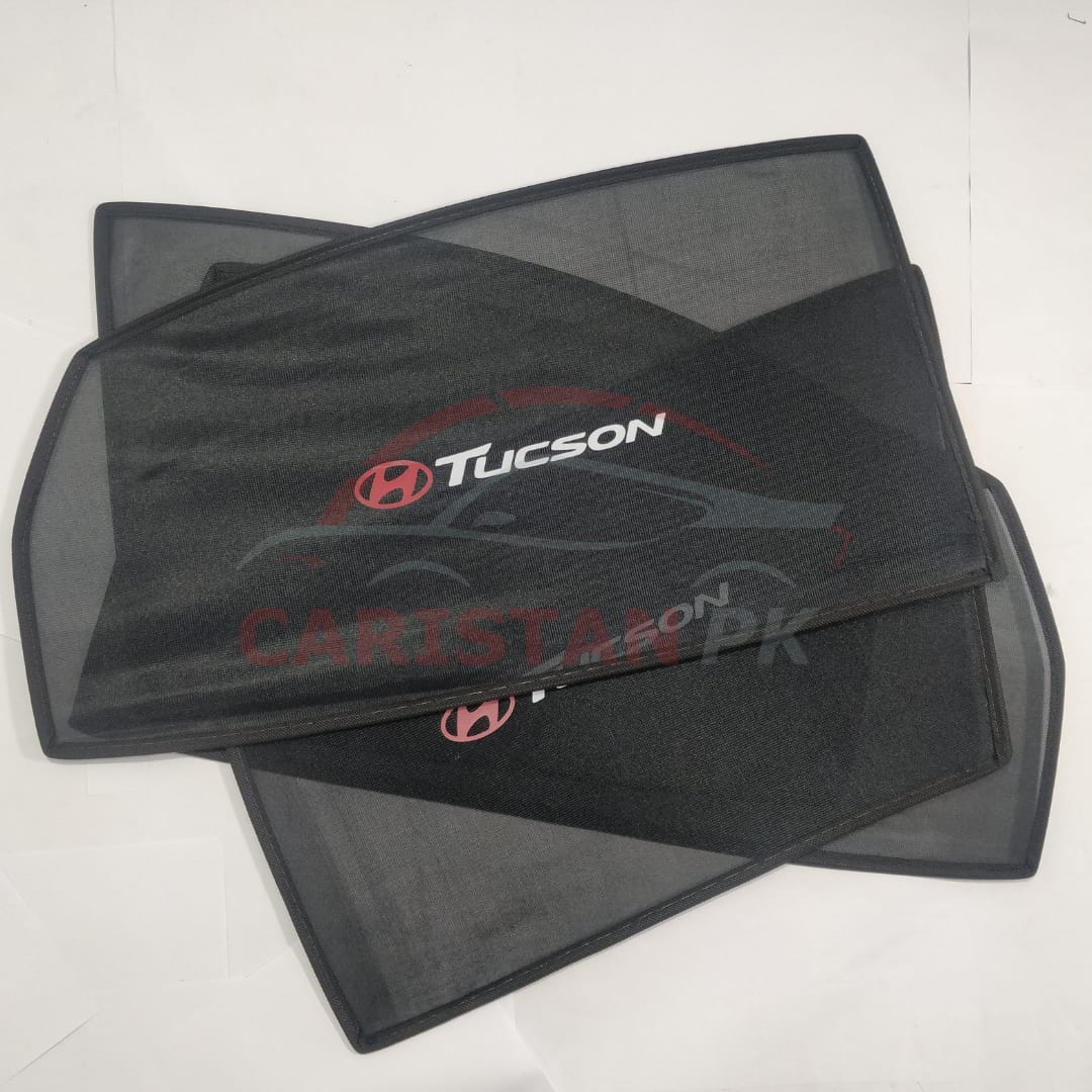 Hyundai Tucson Sunshades With Logo