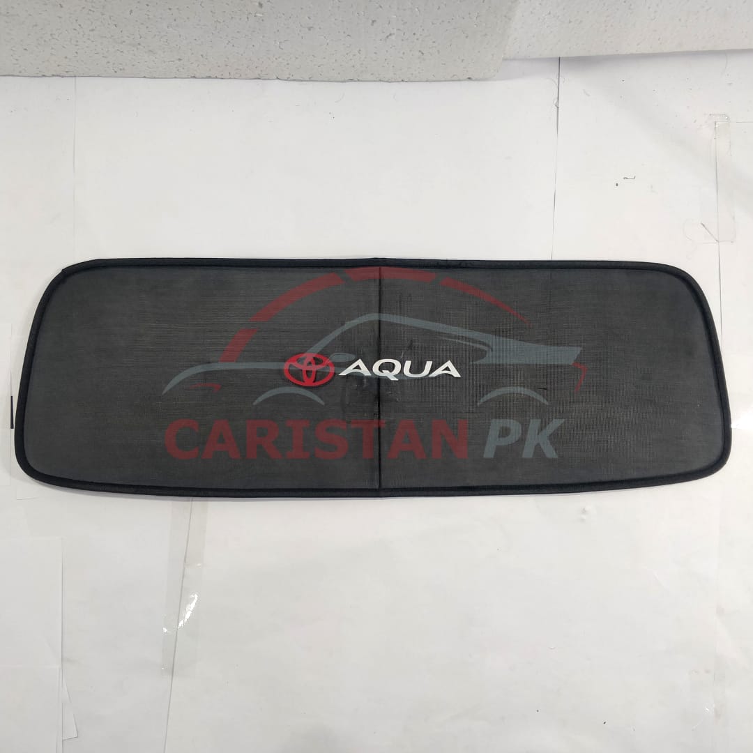 Toyota Aqua Back Screen Curtain With Logo 2017-22