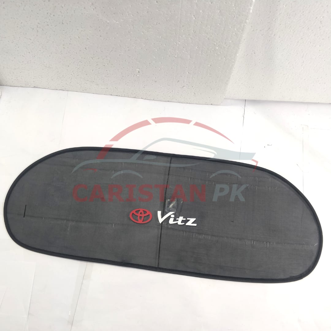Toyota Vitz Back Screen Curtain With Logo 2000-05
