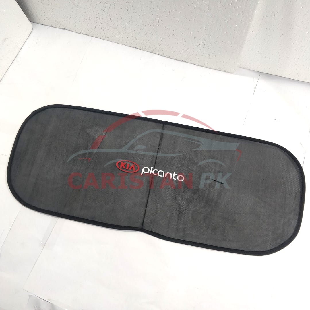 KIA Picanto Back Screen Curtain With Logo