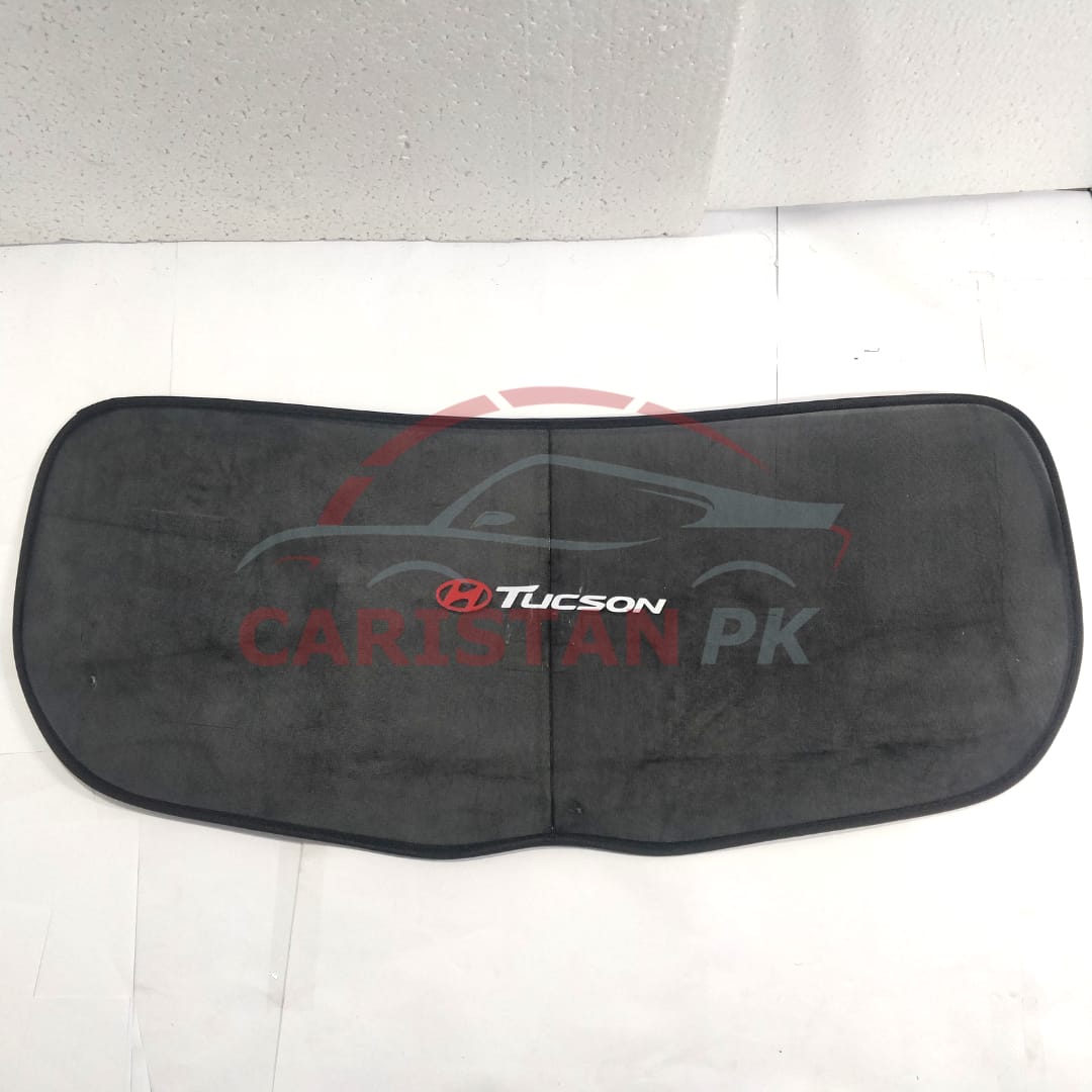 Hyundai Tucson Back Screen Curtain With Logo