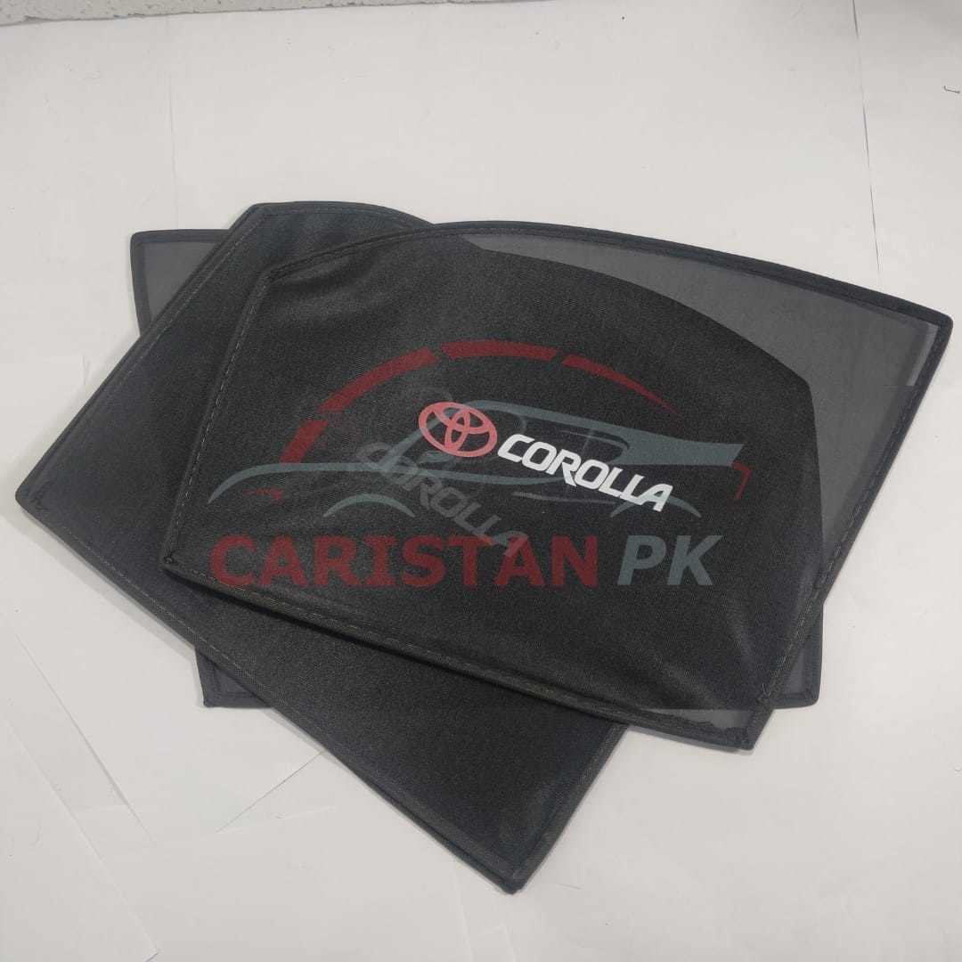 Toyota Corolla Sunshades With Logo 1987-90