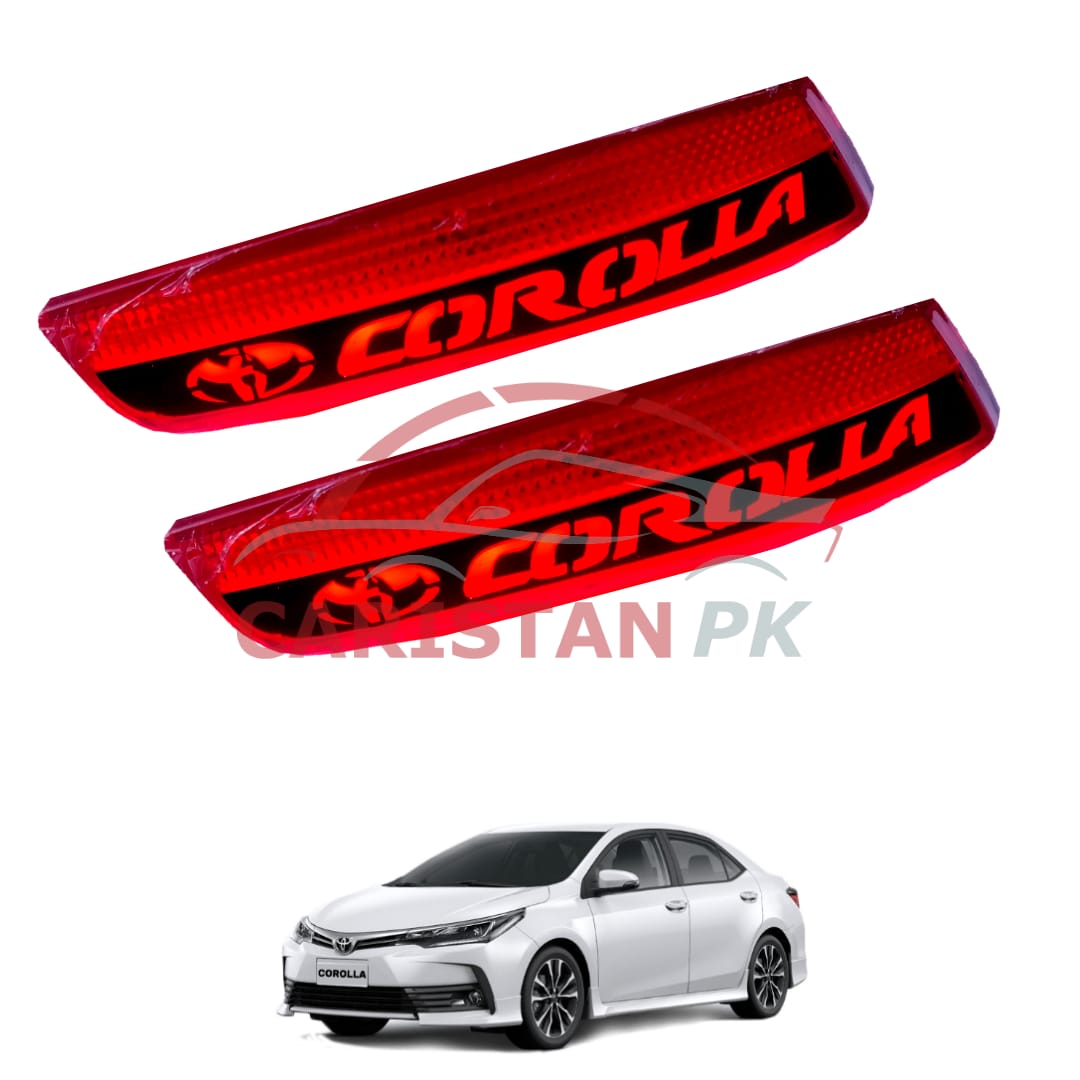 Toyota Corolla Rear Bumper Reflector Light 2017-21