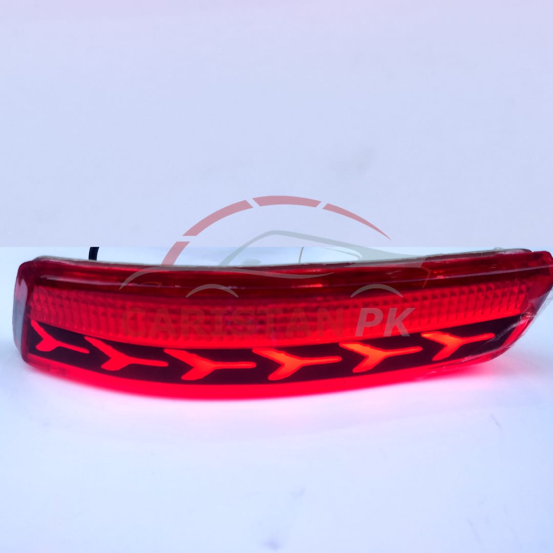 Toyota Corolla Arrow Style Bumper Reflector Light Design A 2014-16