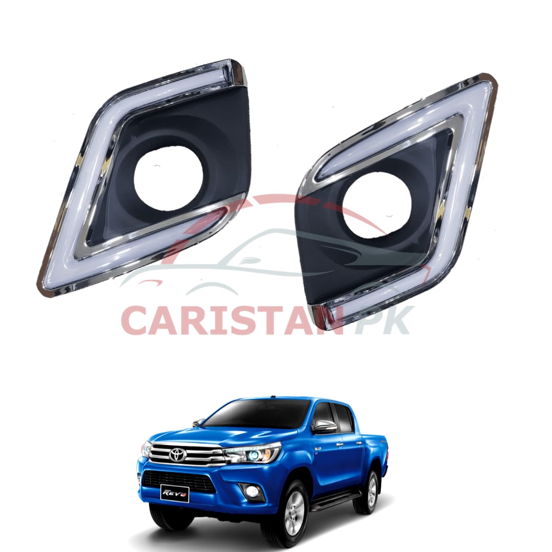 Toyota Hilux Revo Fog Lamp DRL Cover 2017-21