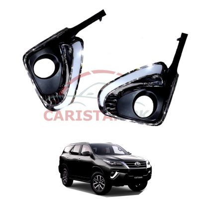 Toyota Fortuner Fog Lamps DRL Cover 2016-22