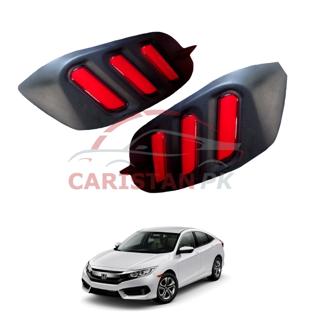 Honda Civic Mustang Style Rear Brake Lamp 2016-21 Model