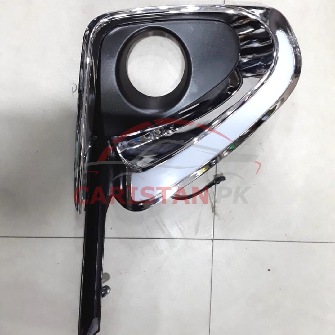 Toyota Fortuner Fog Lamps DRL Cover 2016-22