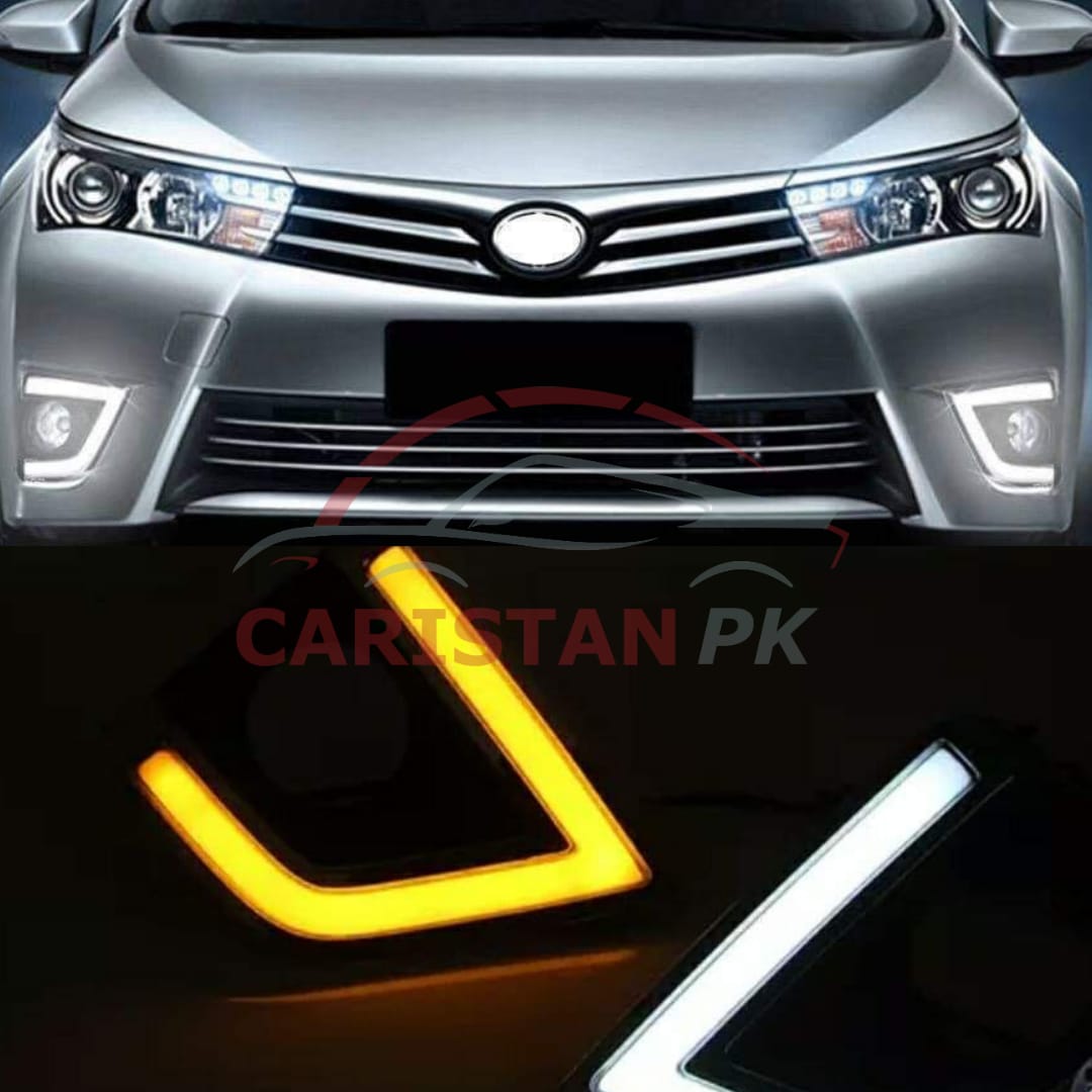 Toyota Corolla SMD Cob DRL Cover China Make 2014-16
