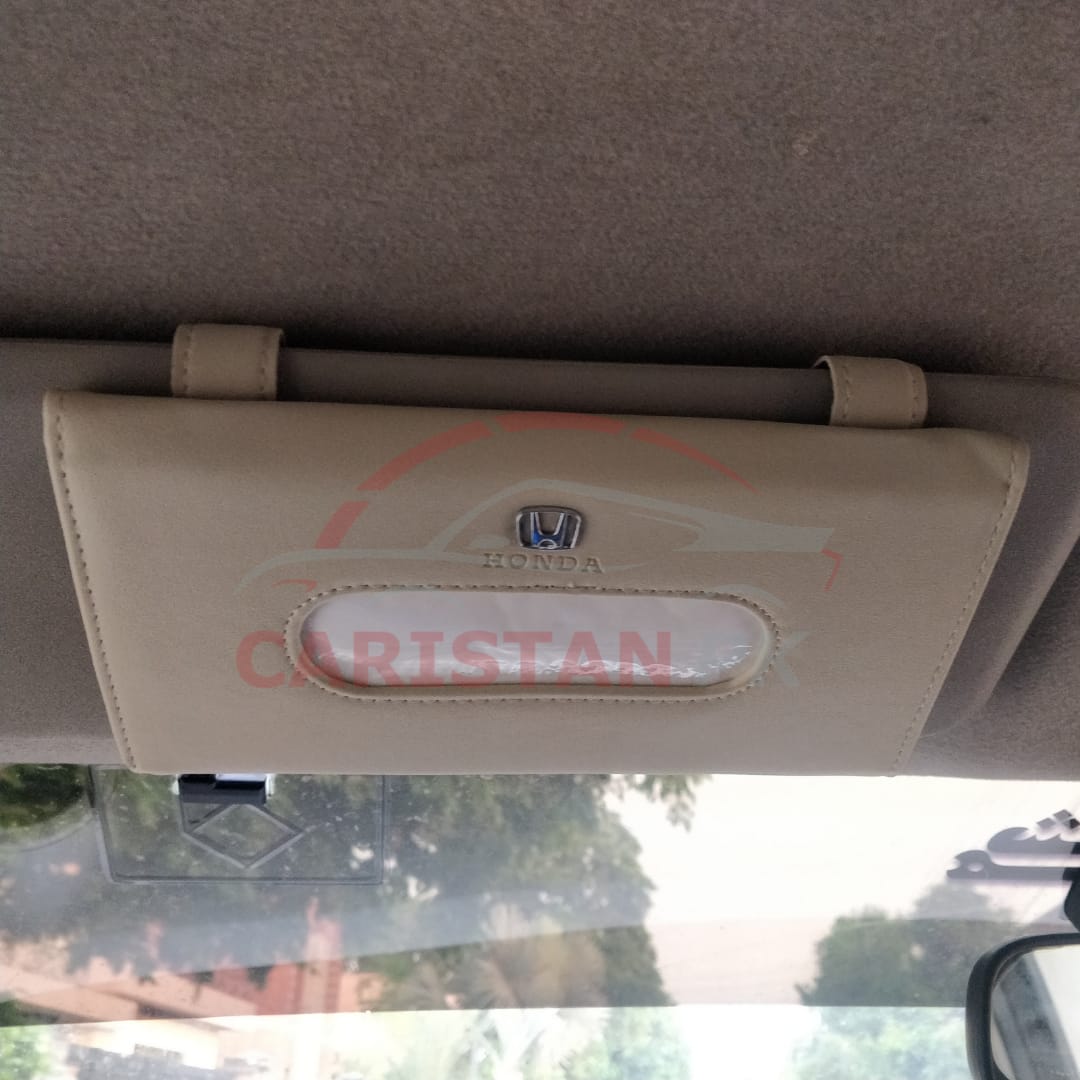 Honda Sun Visor Tissue Box Beige