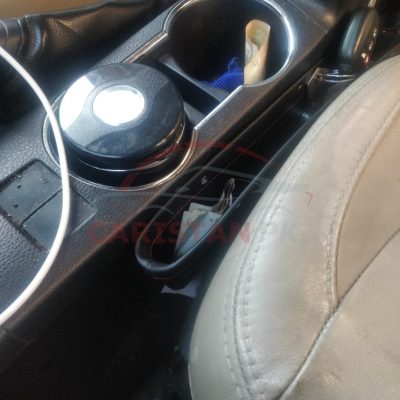 Car Leather Seat Gap Filler Black