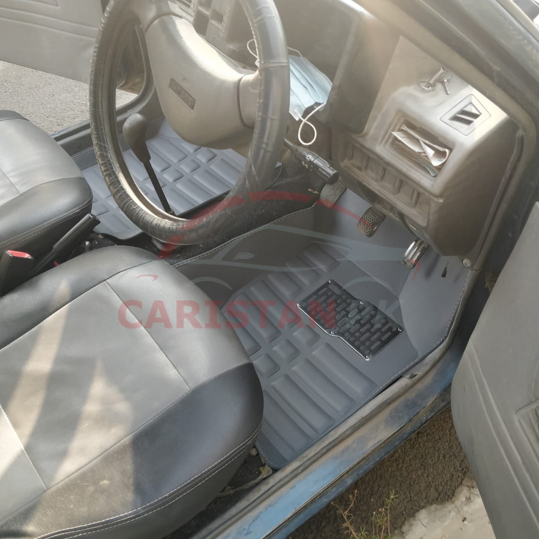 Suzuki Mehran 5D Floor Mats Gray