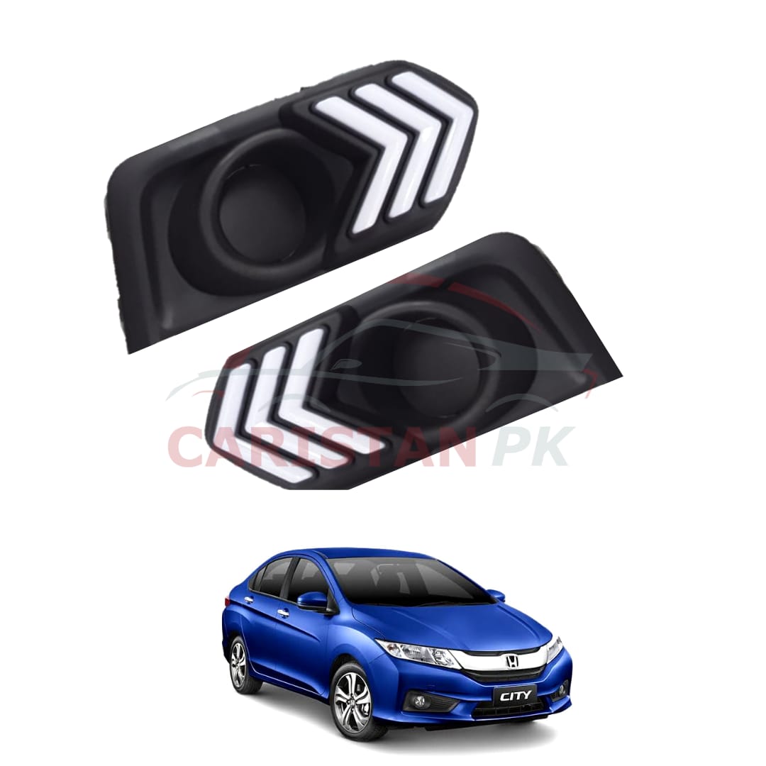 Honda City Fog Lamp DRL Cover Arrow Style 2022 Model & Onwards
