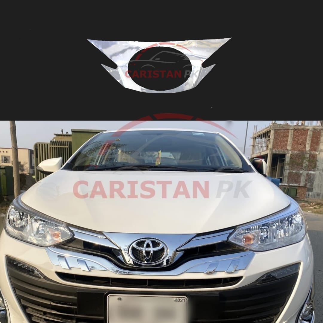 Toyota Yaris Front Grille Middle Chrome Trim Single Piece