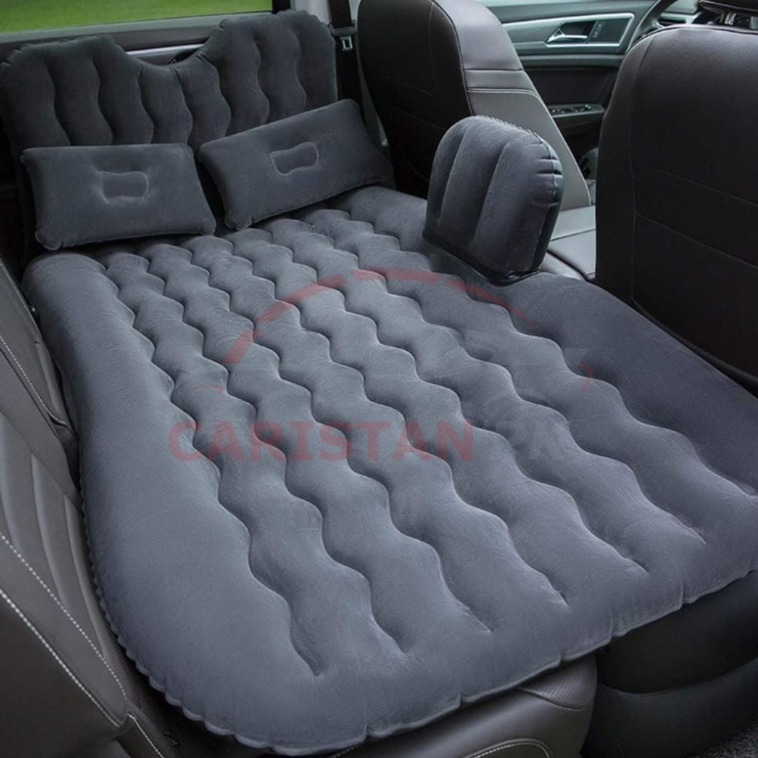Car Back Seat Inflatable Air Mattress Bed Premium Quality Grey