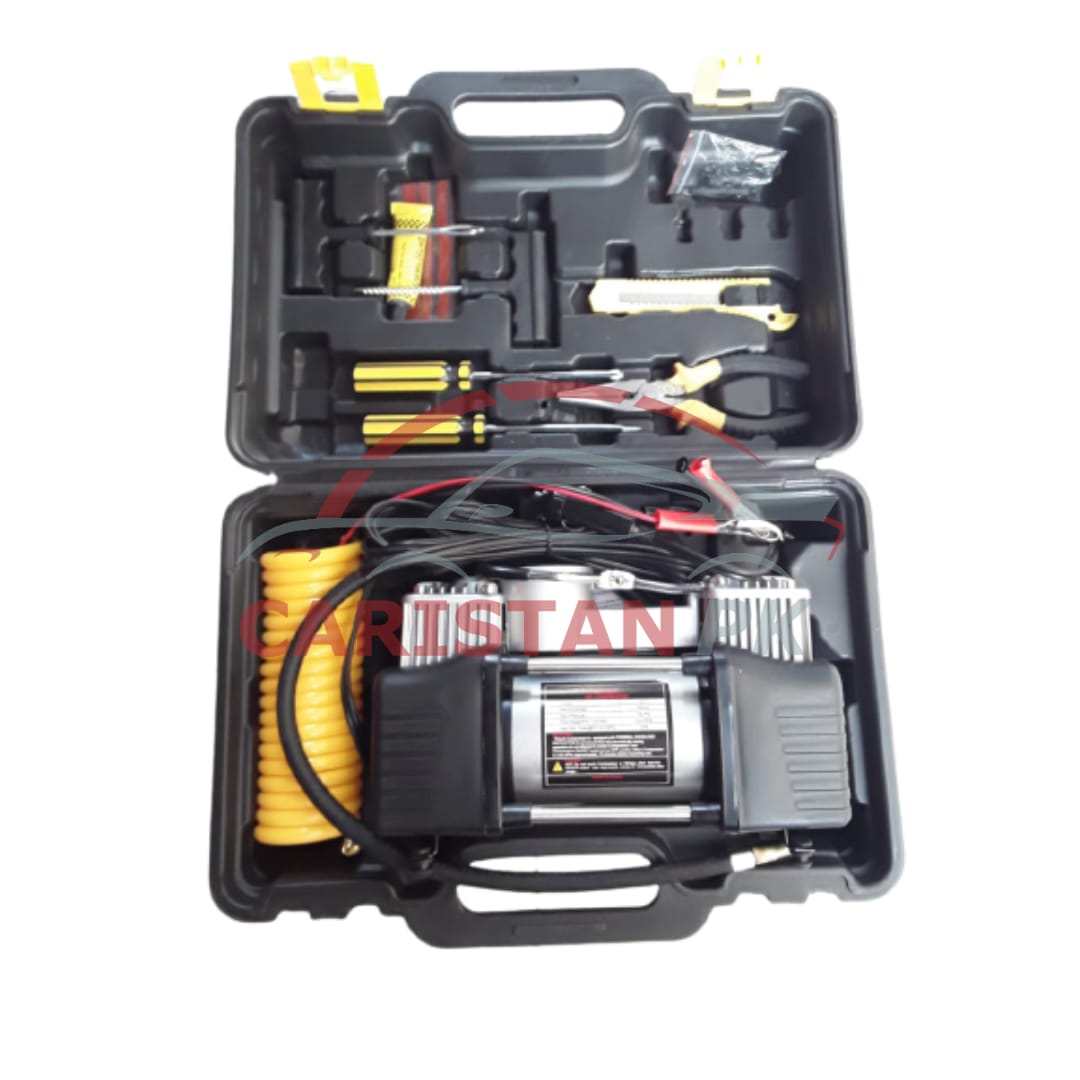 Double Cylinder Professional Air Compressor With Tool Kit