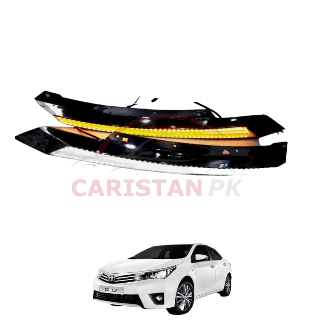 Toyota Corolla Eyebrow LED DRL Sequential Light 2014-23