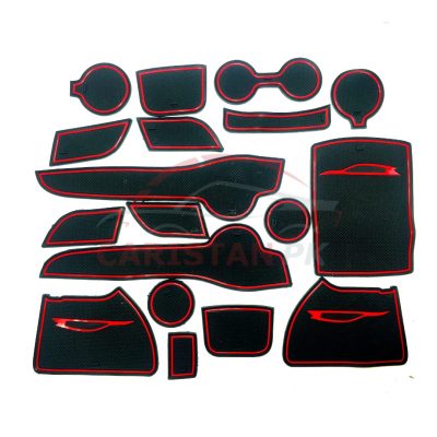 KIA Sportage Non Slip Interior Protection Mats Red