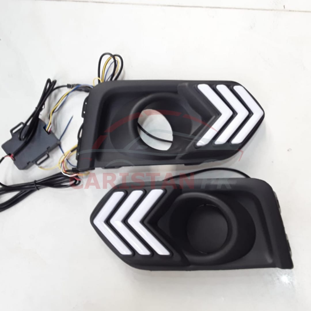 Honda City Fog Lamp DRL Cover Arrow Style 2022 Model & Onwards