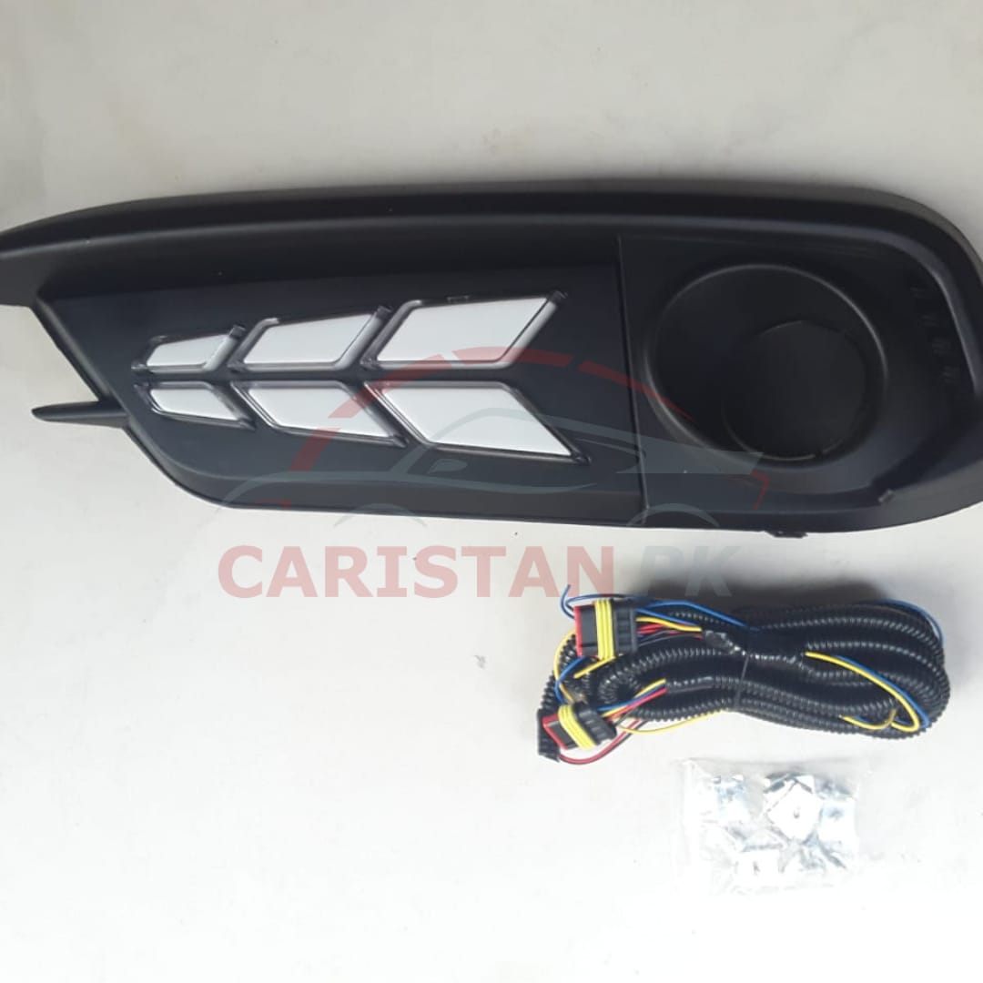 Honda Civic Fog Lamp DRL Cover Design A 2016-21