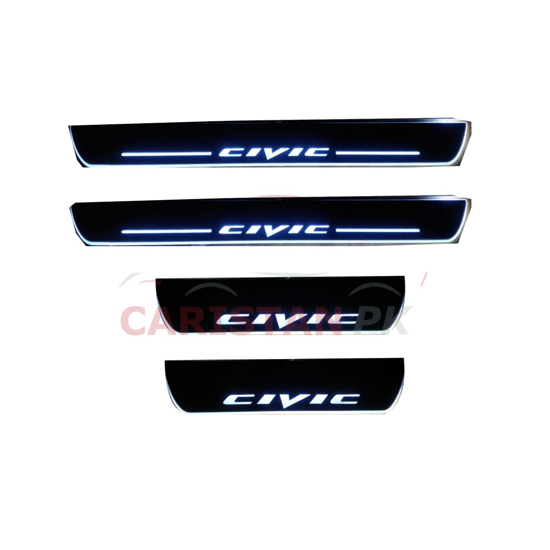 Honda Civic LED Scuff Plates