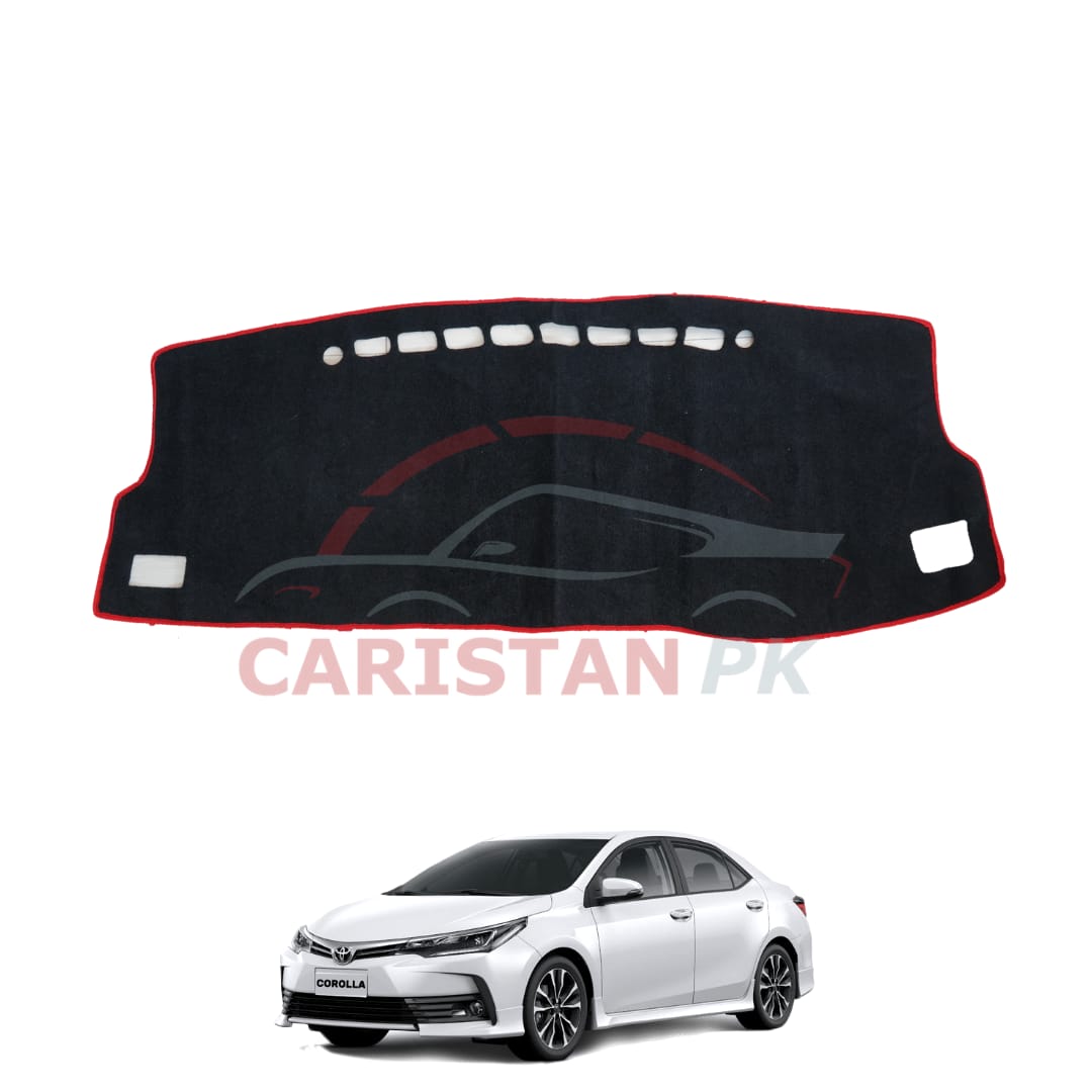 Toyota Corolla Dashboard Carpet With Red Lining 2017-23