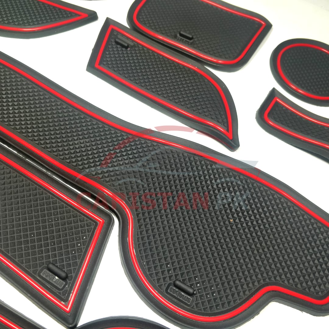 KIA Sportage Non Slip Interior Protection Mats Red