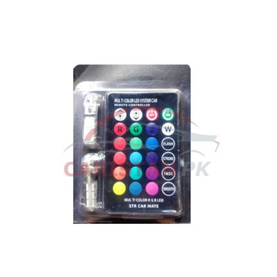 Multi Color Parking Bulb With Remote T10 Parking LED