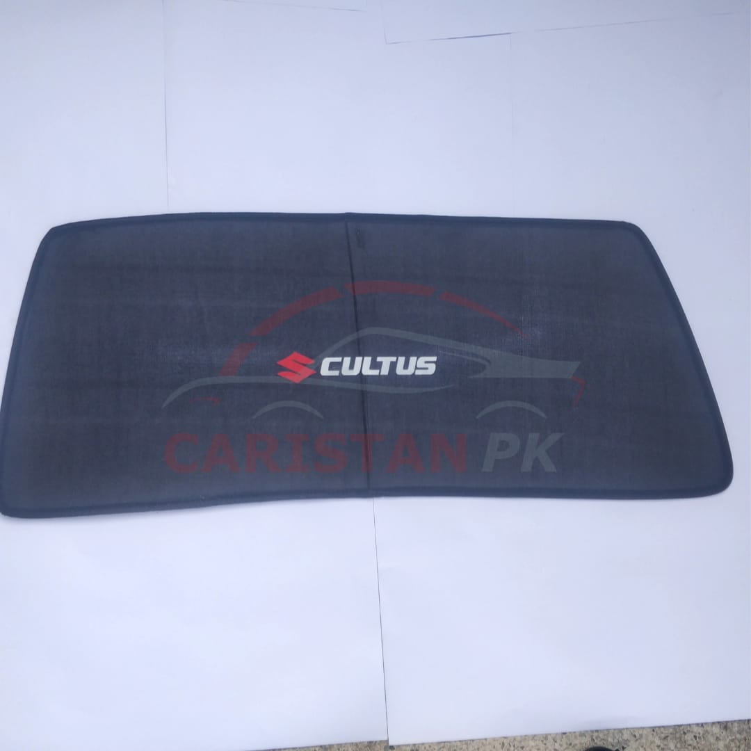 Suzuki Cultus Back Screen Curtain With Logo 2002-16