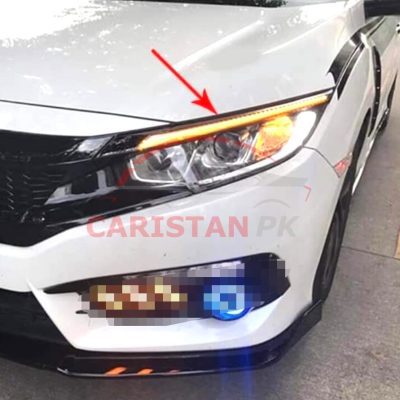 Honda Civic Eyebrow LED DRL Sequential Lights 2016-21