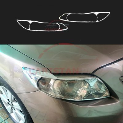 Toyota Corolla Headlight Chrome Cover 2009-10