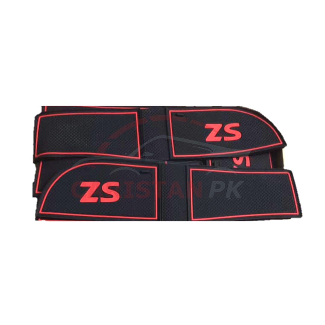 MG ZS Non Slip Interior Protection Mats Red