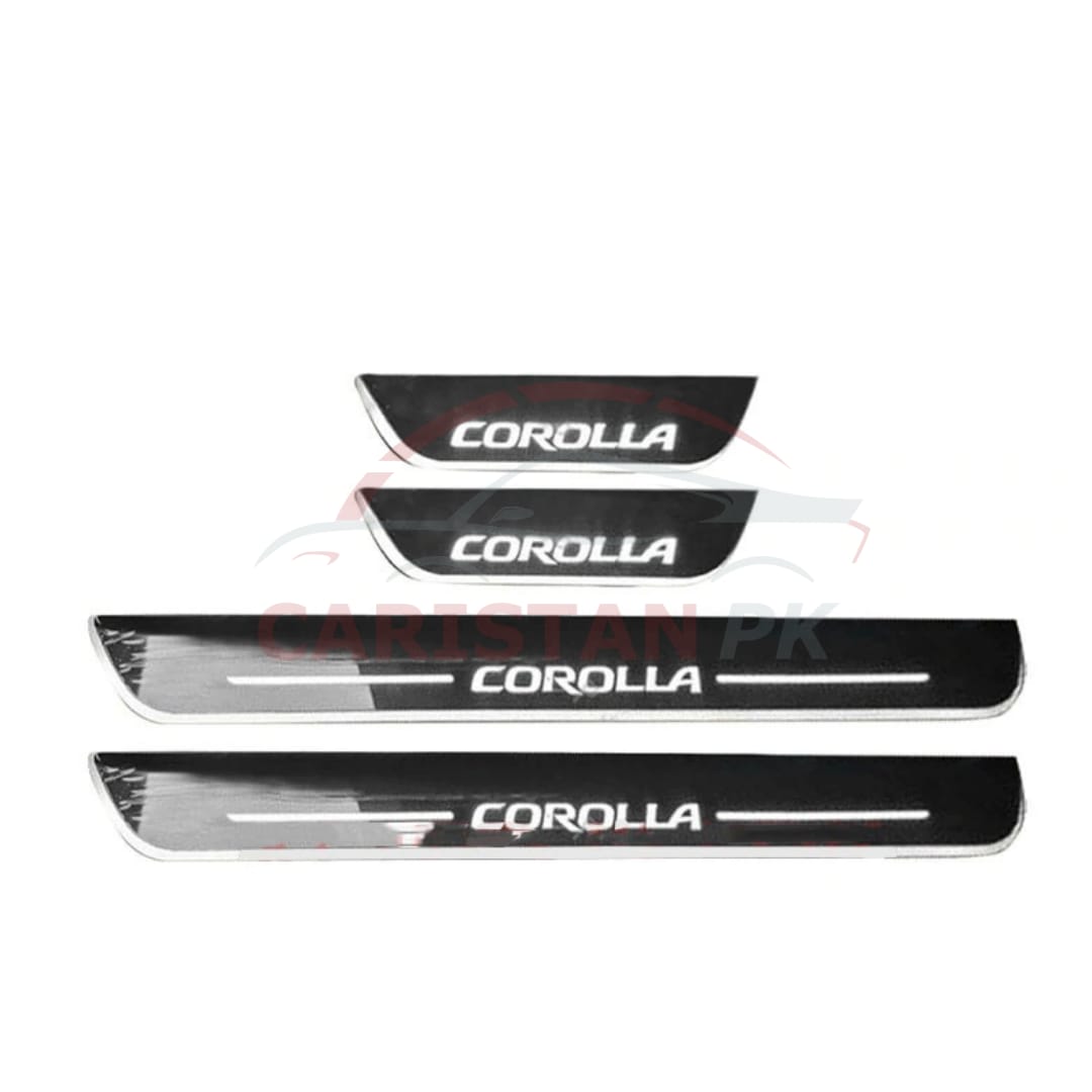 Toyota Corolla LED Scuff Plates 2014-23 Model