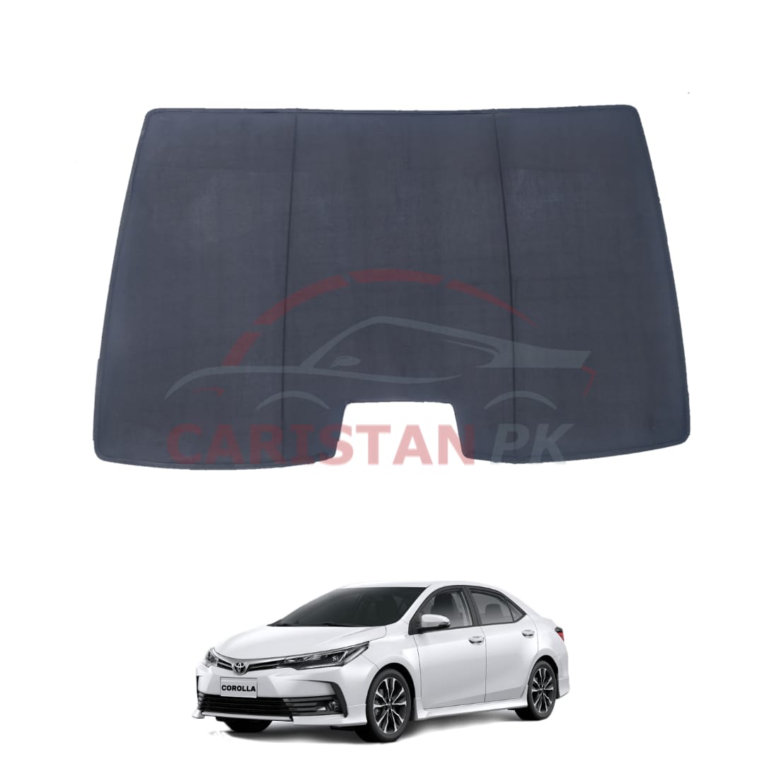 Toyota Corolla Back Screen Curtain Black 2017-23