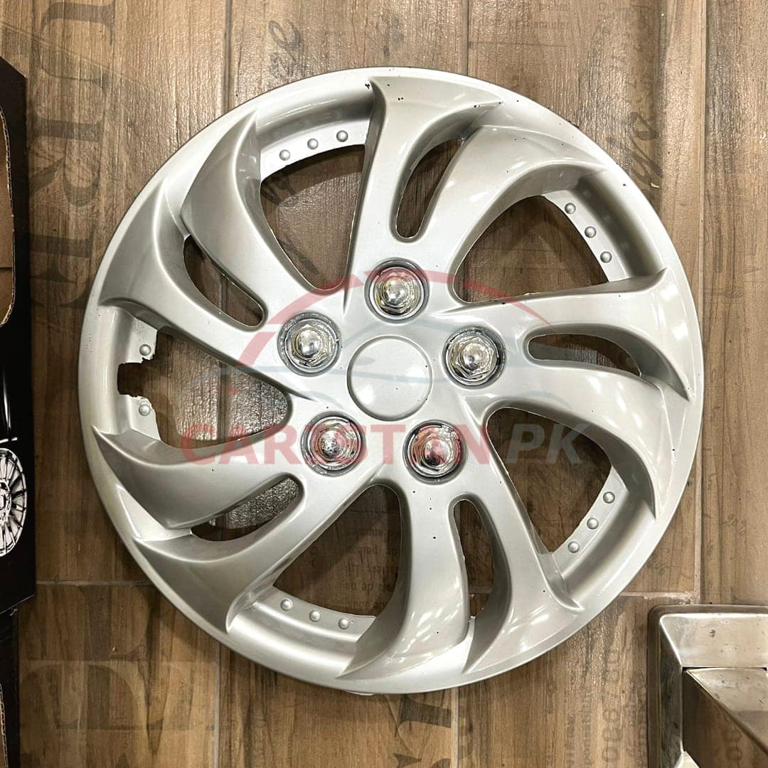 Silver Wheel Cover Design F 13 Inch
