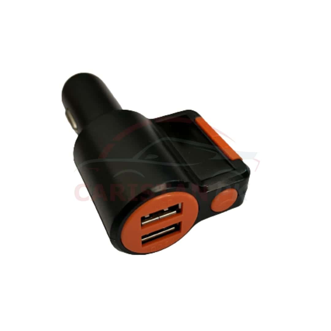 Car Premium Mobile Charger With 2 USB Ports