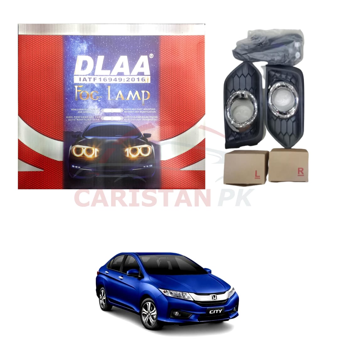 Honda City 2022 DLAA Chrome Fog Lamp Bumper Light