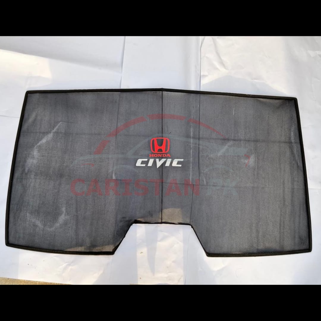 Honda Civic Reborn Back Screen Curtain With Logo