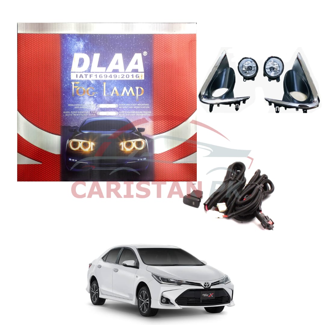 Toyota Corolla DLAA Chrome Fog Lamp Bumper Light 2022 Model
